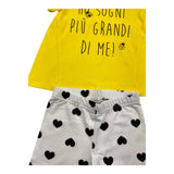 Kangaroo 2-teiliges Set Gelbes T-Shirt-Leggings für Baby Mädchen