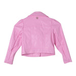 Twinset Chiodo In Ecopelle Tinta Unita per Bambina 241GJ2141 ROSA TWINSET 