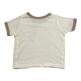 Bamboom+Babies Einfarbiges T-Shirt mit Rundhalsausschnitt in Creme für Neugeborene