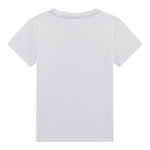 Guess T-Shirt Gircollo Tinta Unita con Stampa per Neonato N5GI16K8HM4 BIANCO GUESS 