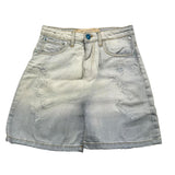 Yes London Verstellbare Taille Plain Denim Bermuda Shorts Blau Für Jungen