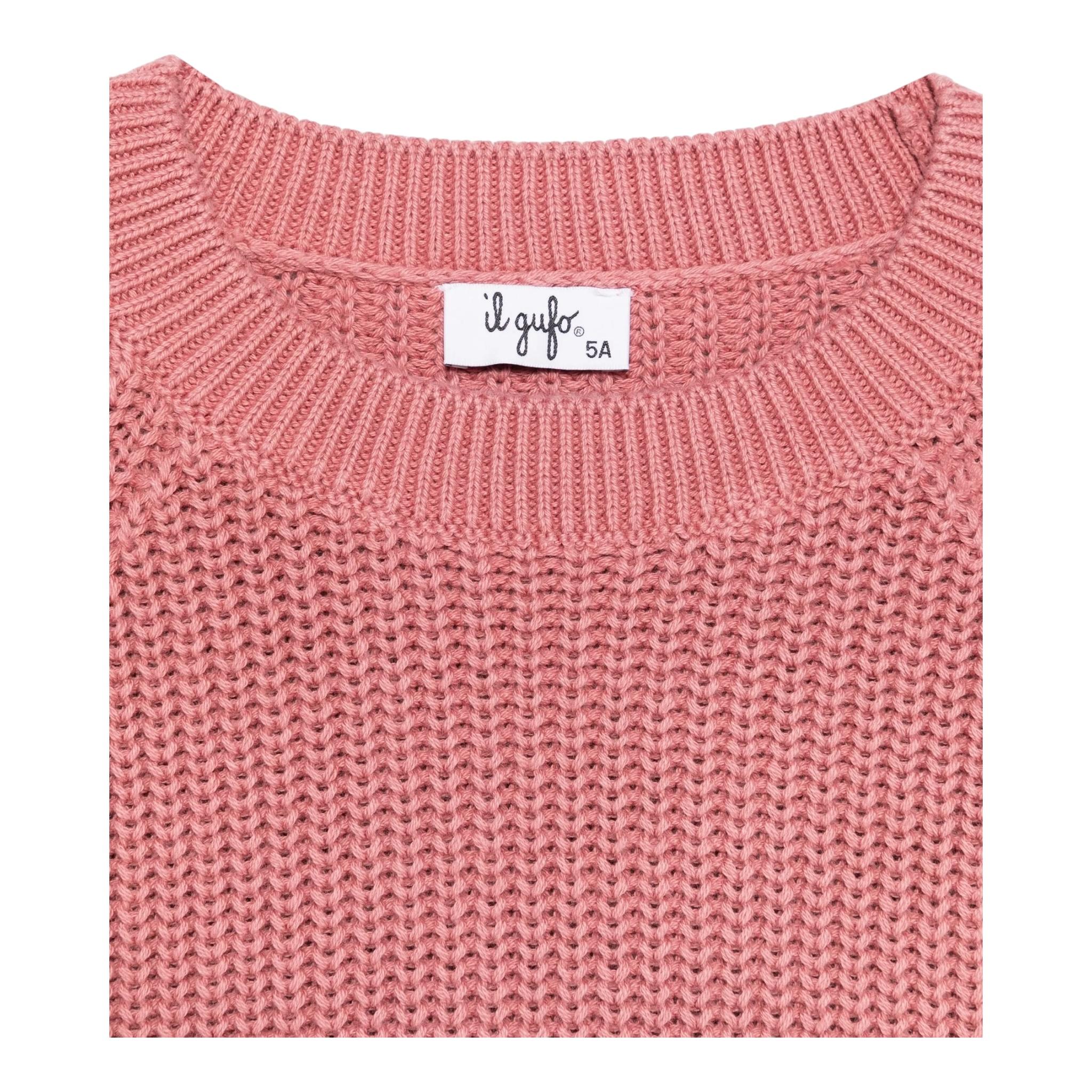 Il Gufo Maglia Girocollo Tinta Unita per Bambina P25MA482EM109J ROSA IL GUFO 