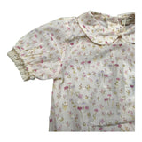 Wedoble Pagliaccetto Tinta Unita Stampa Floreale per Neonata V2505916F PANNA WEDOBLE 