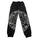 BUTNOT pantalone tuta tinta unita con stampe in contrasto Nero per Bambino B9498558 NERO BUTNOT 