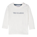TRUSSARDI shirt girocollo tinta unita Bianco per Neonato TIA24085TSX BIANCO TRUSSARDI 