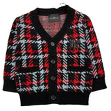 JOHN RICHMOND cardigan stampa fantasia Nero/rosso per Neonato RIA25033CD NERO/ROSSO JOHN RICHMOND 