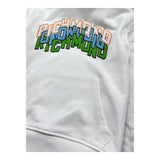 John Richmond Felpa Tinta Unita con Cappuccio E Stampa per Bambino RBP26040FE BIANCO JOHN RICHMOND 