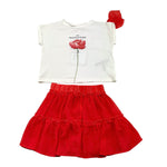LIU JO KA3125BIANCO/ROSSO