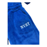 Never Too Completo 2 Pezzi In Velluto Felpa-Pantalone per Neonato DJDJ COBALTO NEVER TOO 