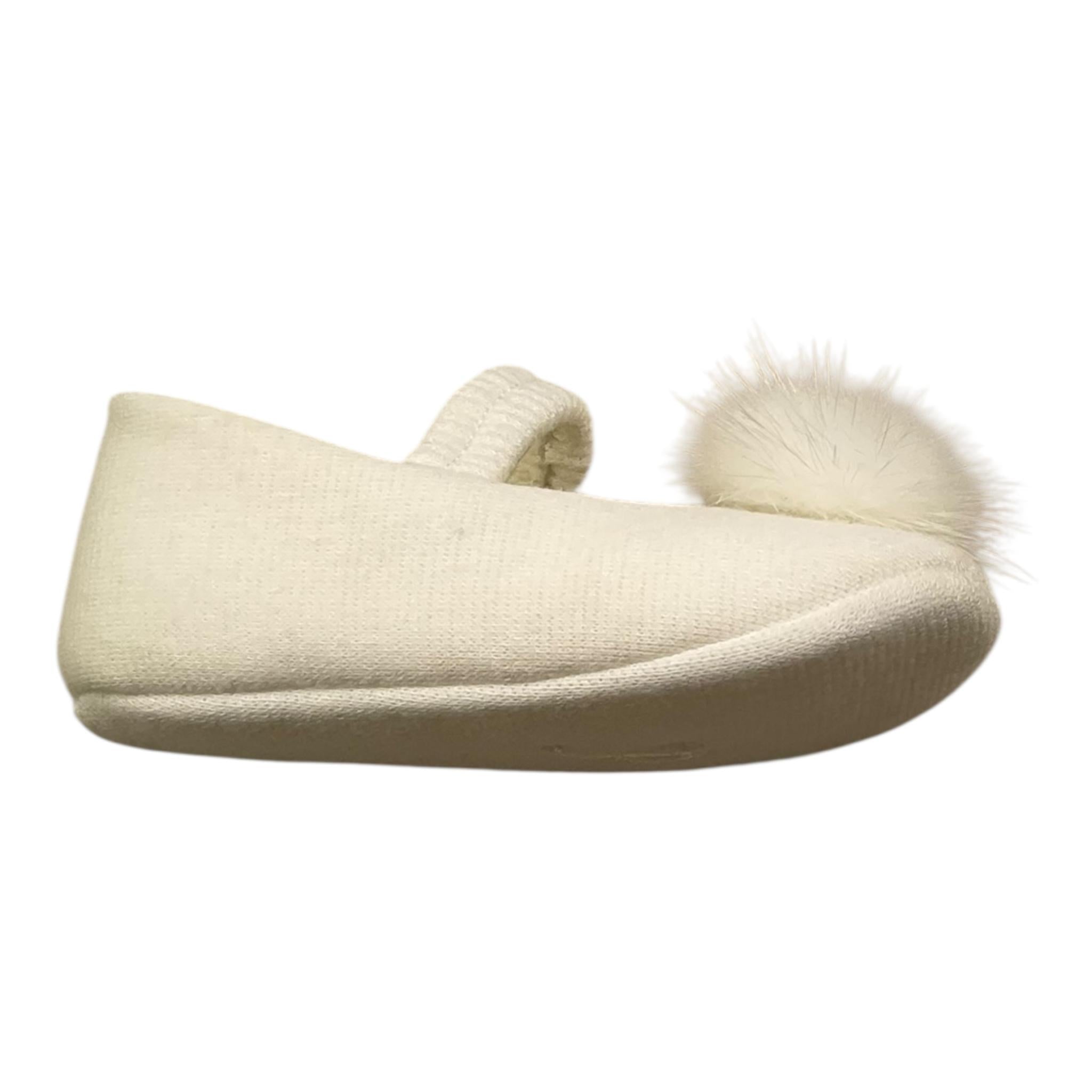 PETIT ballerina tinta unita con pon pon Panna per Neonata SCRPTP PANNA PETIT 