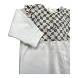 Elisabetta Franchi Tutina Manica Lunga Tinta Unita con Stampe per Neonata ENTU51 BIANCO ELISABETTA FRANCHI 