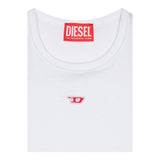 Diesel Canotta Tinta Unita con Logo per Bambina J02238 BIANCO DIESEL 