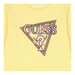 GUESS shirt girocollo tinta unita con stampa Giallo per Neonata K4YI11K6YW4 GIALLO GUESS 