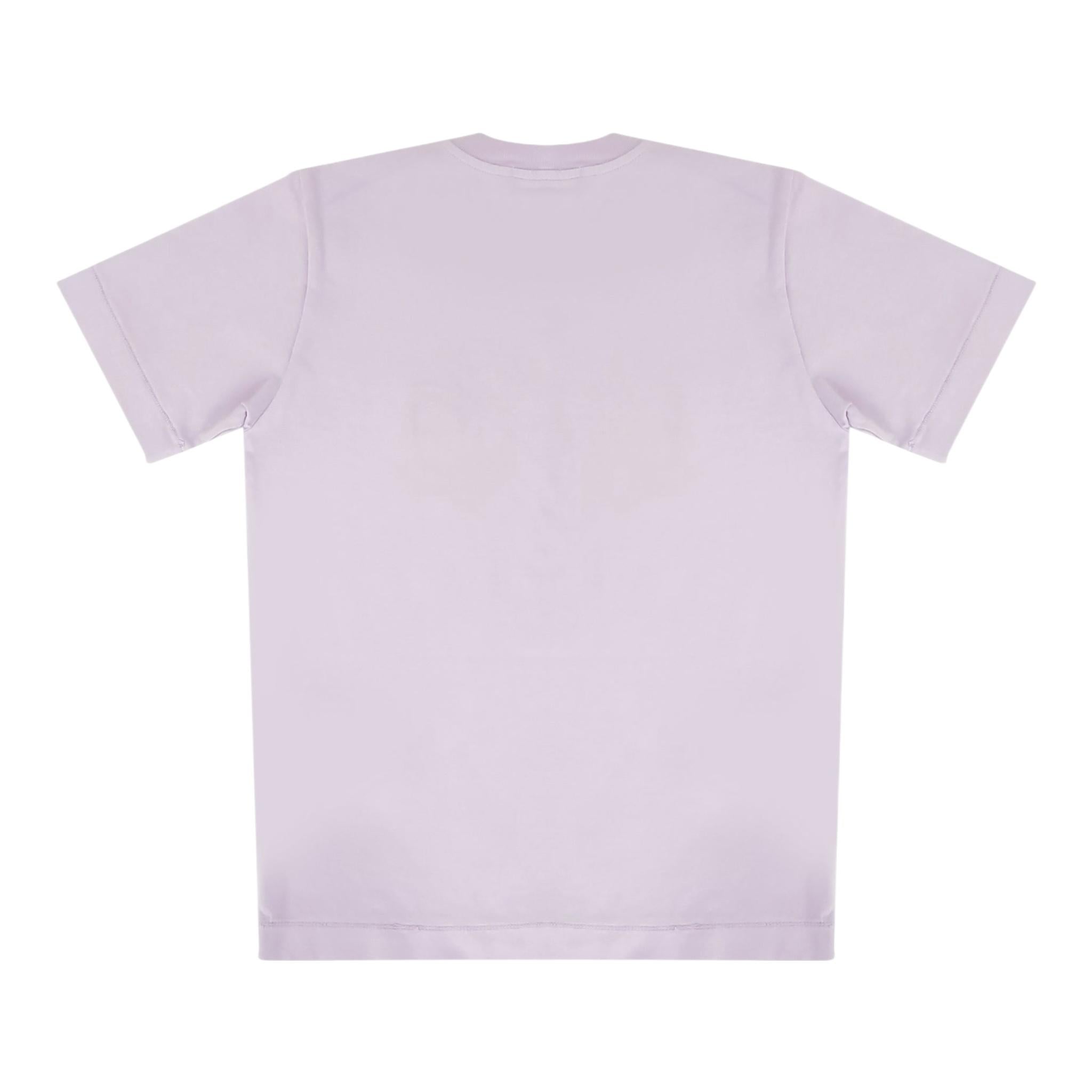 Stone Island T-Shirt Girocollo Tinta Unita con Logo per Bambino K1S162100002 GLICINE STONE ISLAND 
