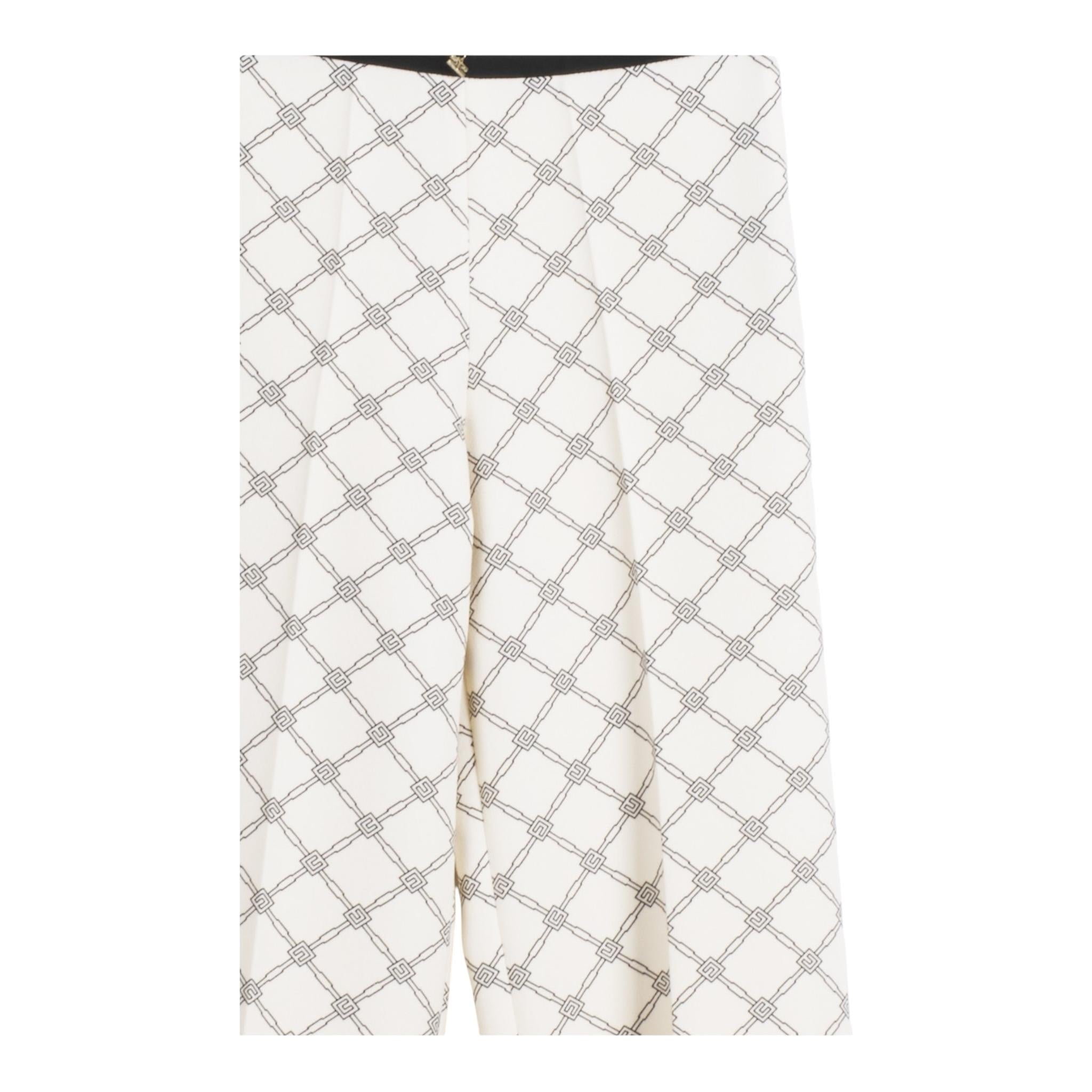 Elisabetta Franchi Pantalone Tinta Unita Logato per Bambina EFPA282 PANNA ELISABETTA FRANCHI 