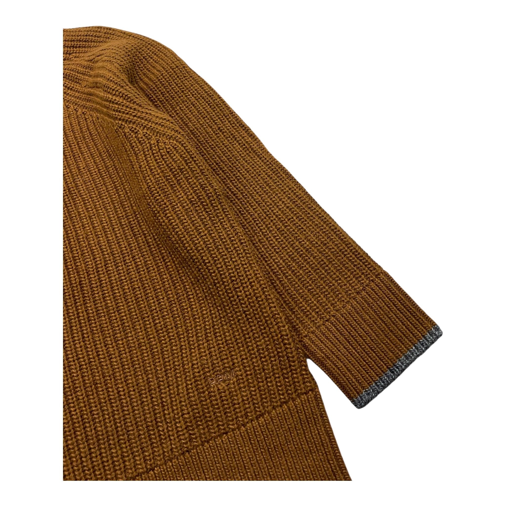 PAOLO PECORA maglia girocollo tinta unita Marrone per Bambino PP3754 MARRONE PAOLO PECORA 