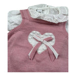 Marlu' Completo 2 Pezzi Camicia-Pagliaccetto per Neonata EB2630 ROSA/BIANCO MARLU' 