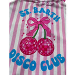 Saint Barth Costume Intero Fantasia A Righe per Bambina CAROL BIANCO/ROSA SAINT BARTH 