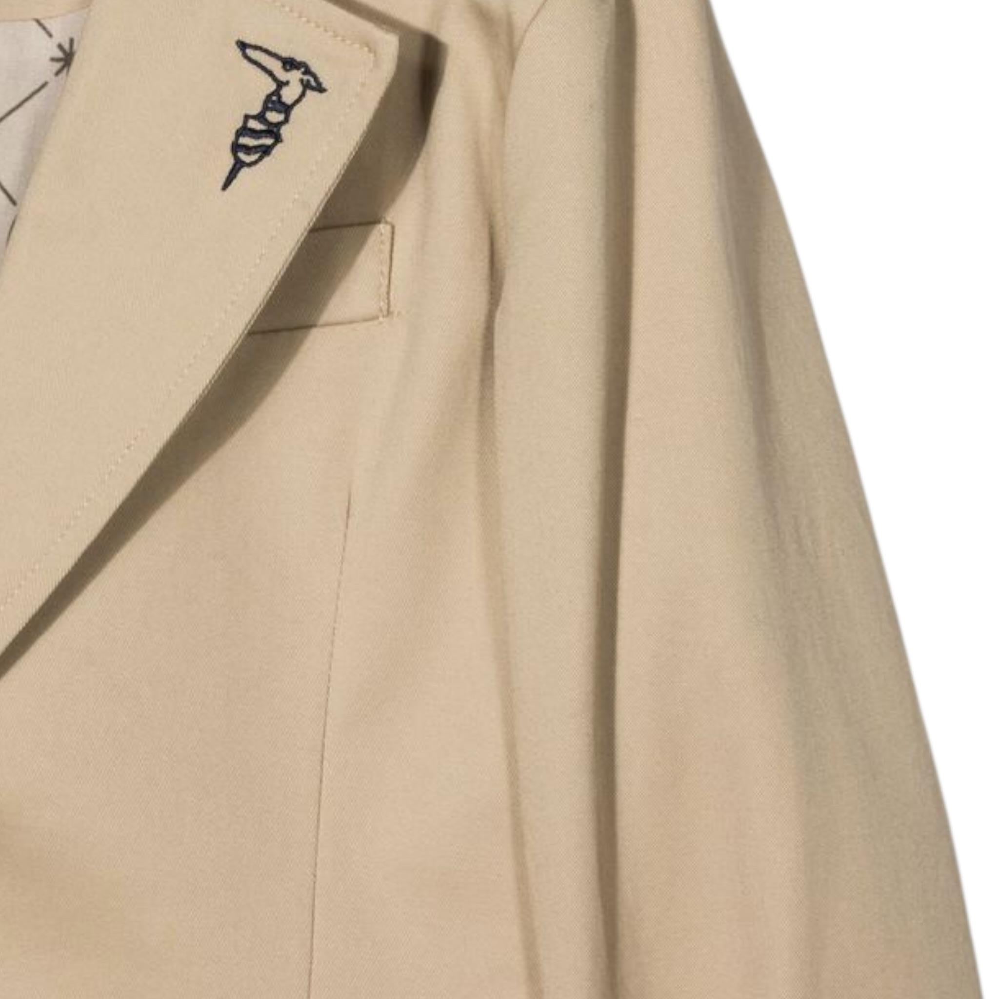 Trussardi Giacca Tinta Unita con Logo per Bambino 002299 BEIGE TRUSSARDI 