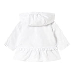 Mayoral Giubbino Bicolore con Cappuccio Reversibile Bianco per Neonata 1479X BIANCO MAYORAL 