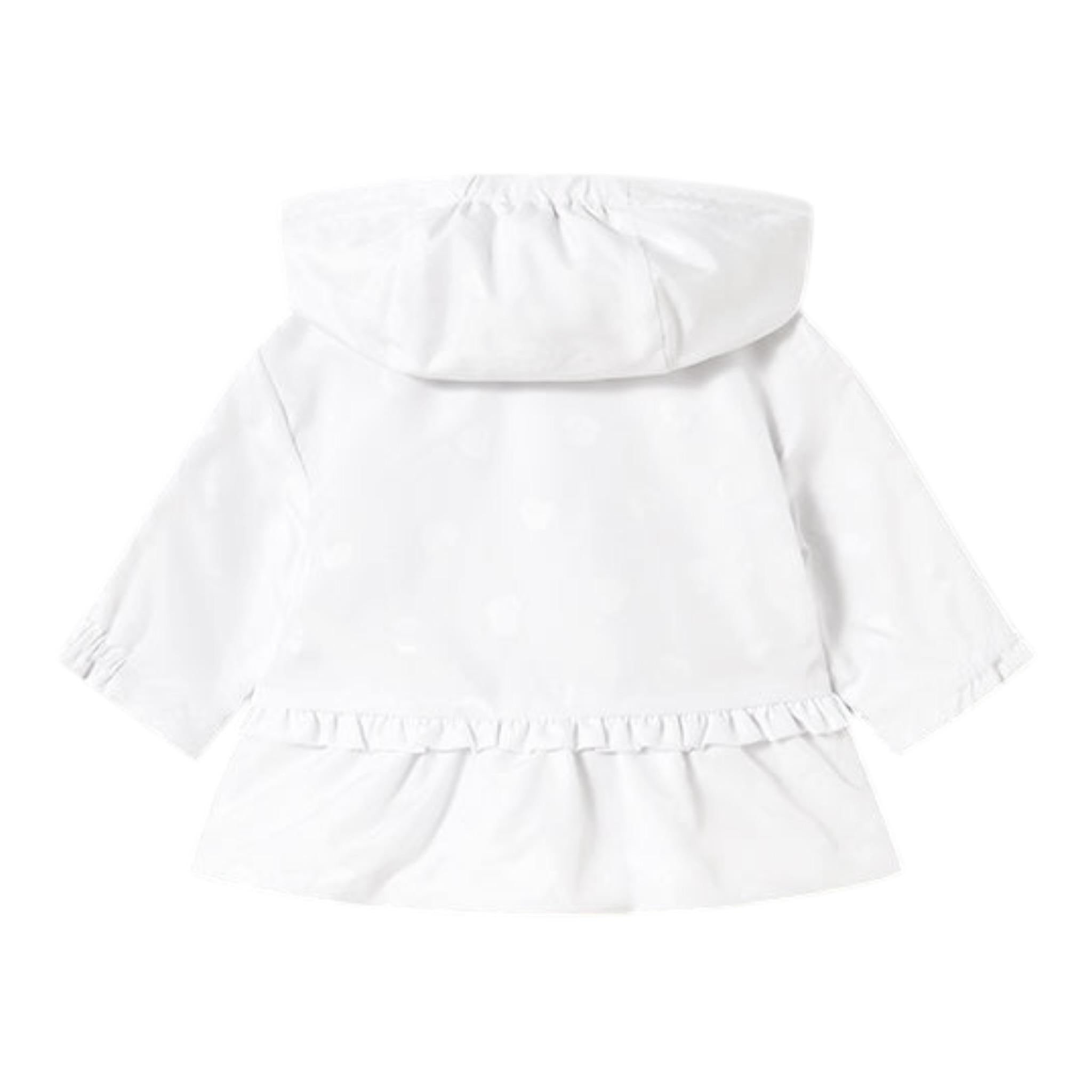 Mayoral Giubbino Bicolore con Cappuccio Reversibile Bianco per Neonata 1479X BIANCO MAYORAL 