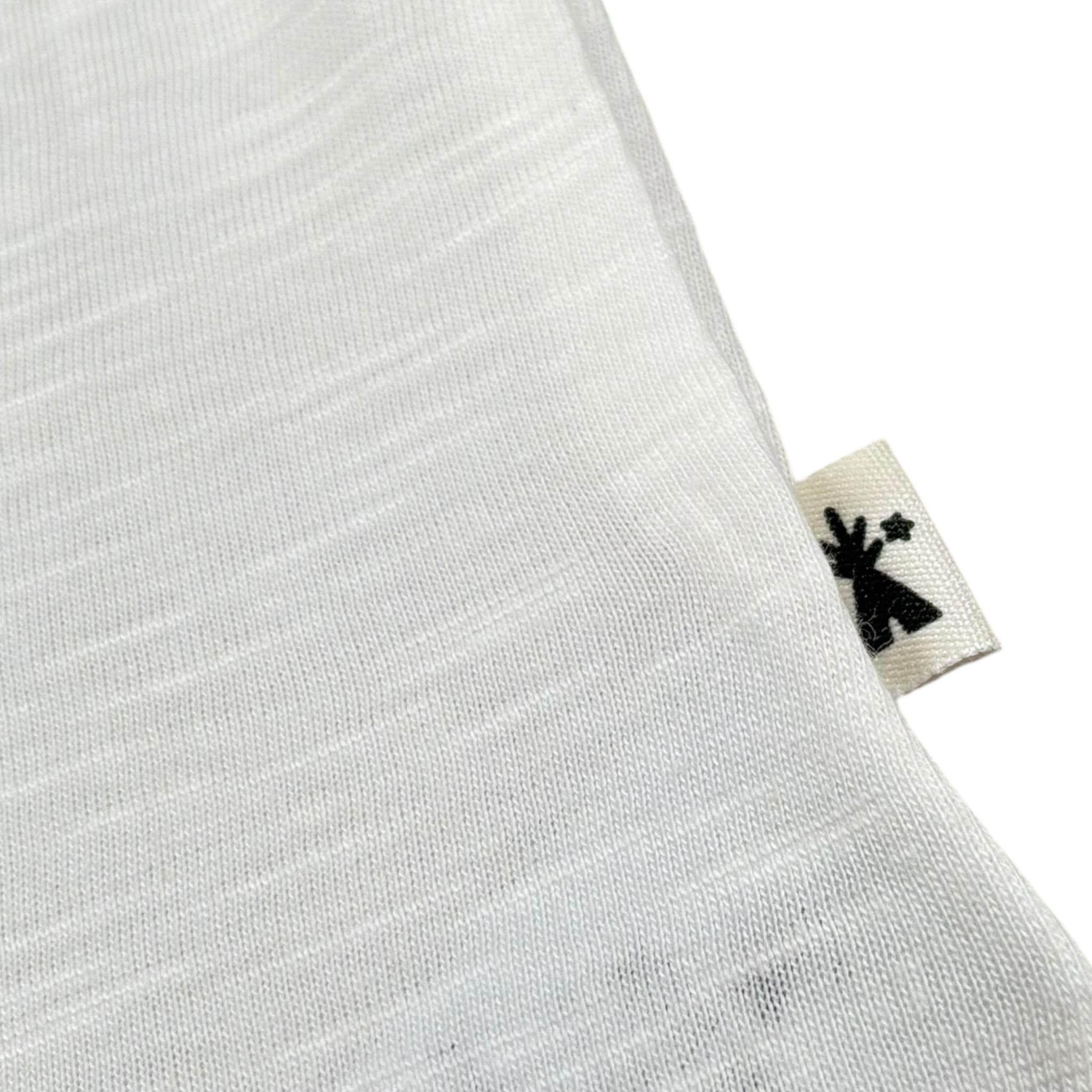 Petit Indi T-Shirt Girocollo Tinta Unita per Neonato SS25B2717 BIANCO PETIT INDI 