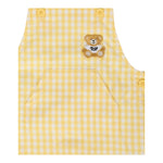 Moschino Completo 2 Pezzi T-Shirt-Salopette per Neonato MUG01D BIANCO/GIALLO MOSCHINO 