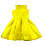Liu Jo Gelbes einfarbiges ärmelloses Kleid für Mädchen