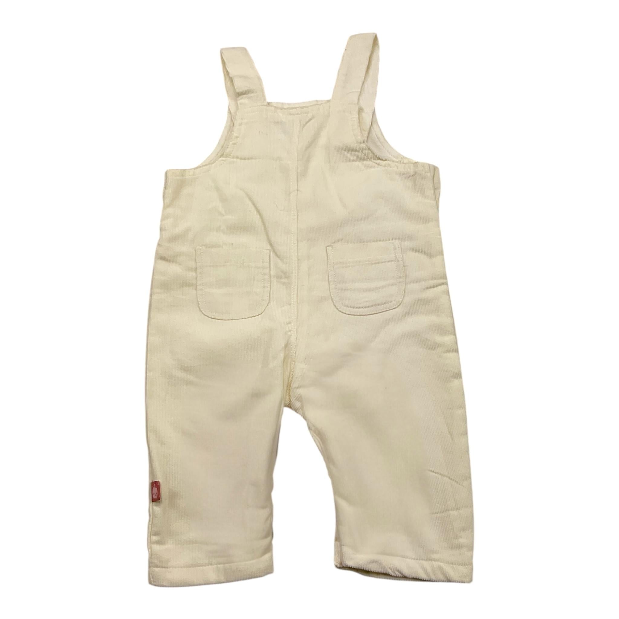 YATSI BABY salopette tinta unita in camoscio Panna per Neonata 242002388 PANNA YATSI BABY 