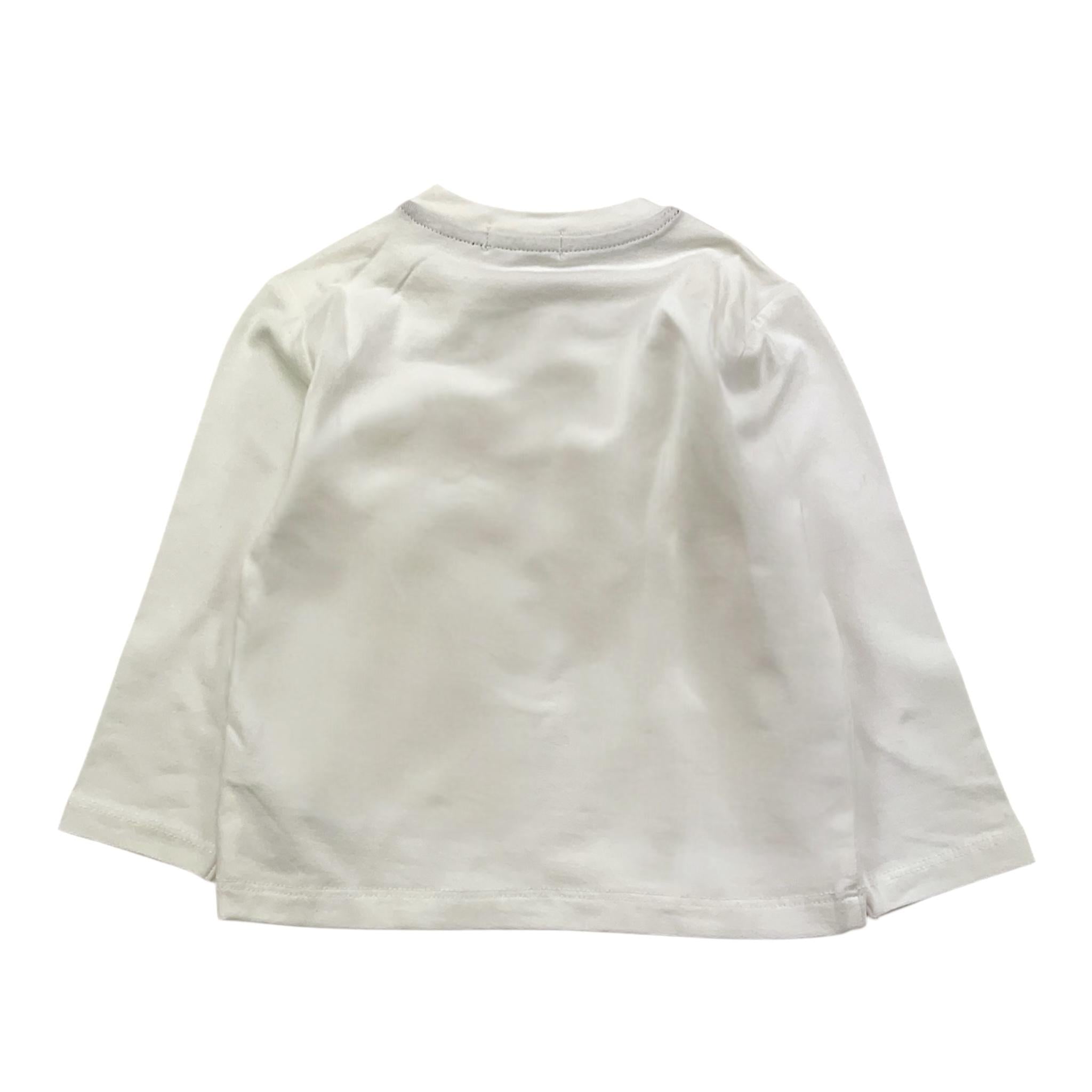 Y-CLU shirt girocollo tinta unita con stampa Bianco per Neonato BYN10713 BIANCO Y-CLU 