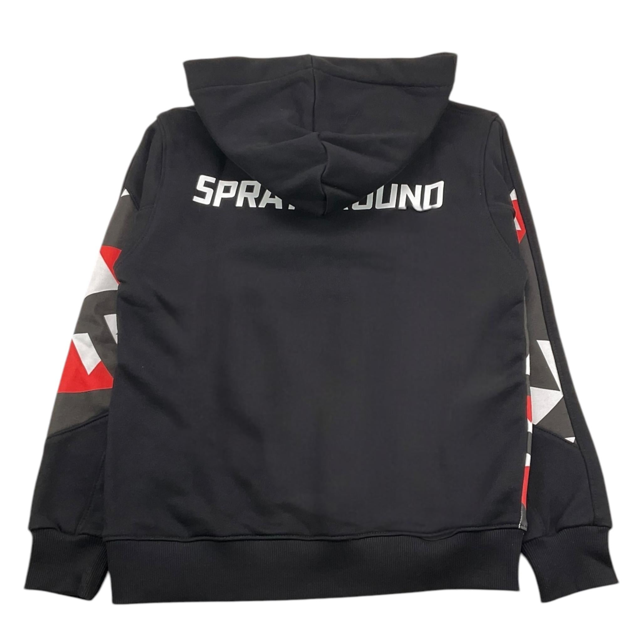 SPRAYGROUND felpa chiusa con cappuccio tinta unita con tasca in contrasto Nero per Bambino SPY1201 NERO SPRAYGROUND 