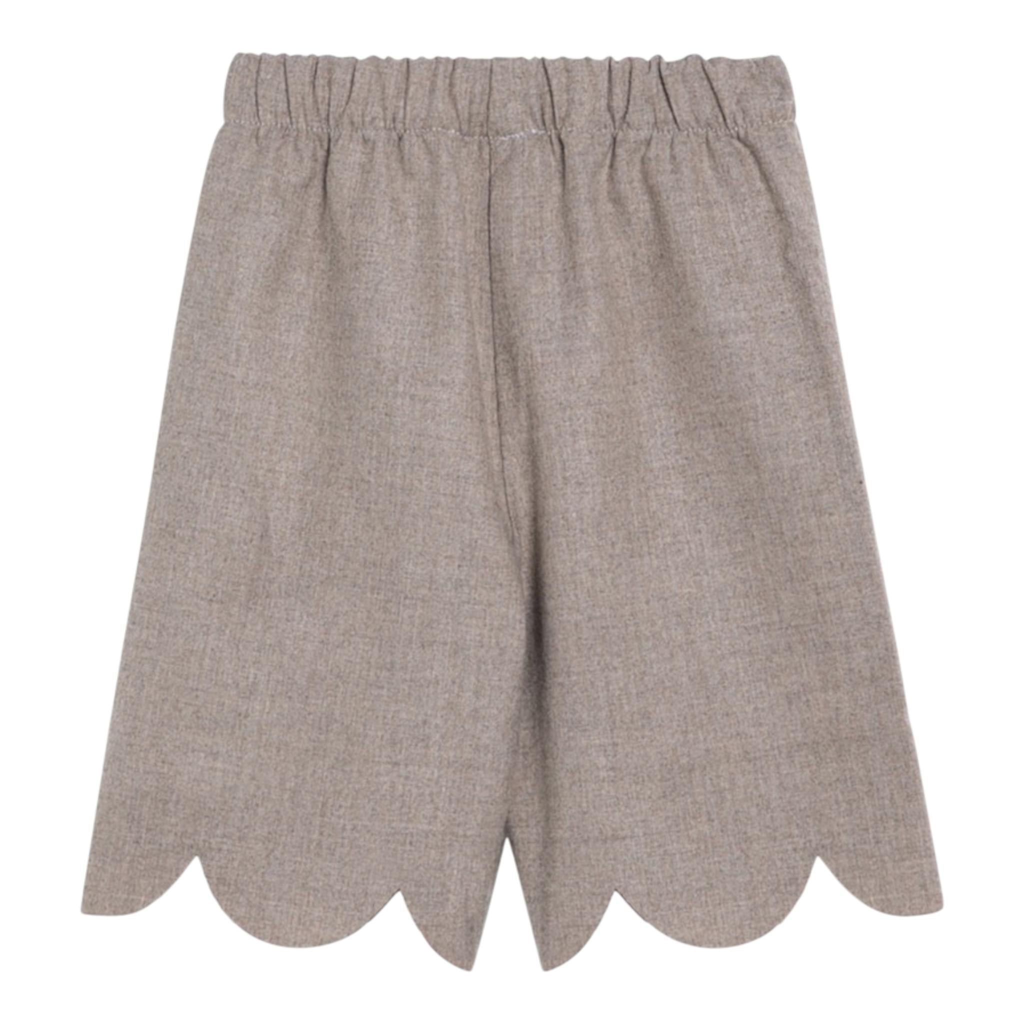 IL GUFO pantalone modello palazzo tinta unita con elastico in vita Beige per Neonata A24PL414W0003NX BEIGE IL GUFO 