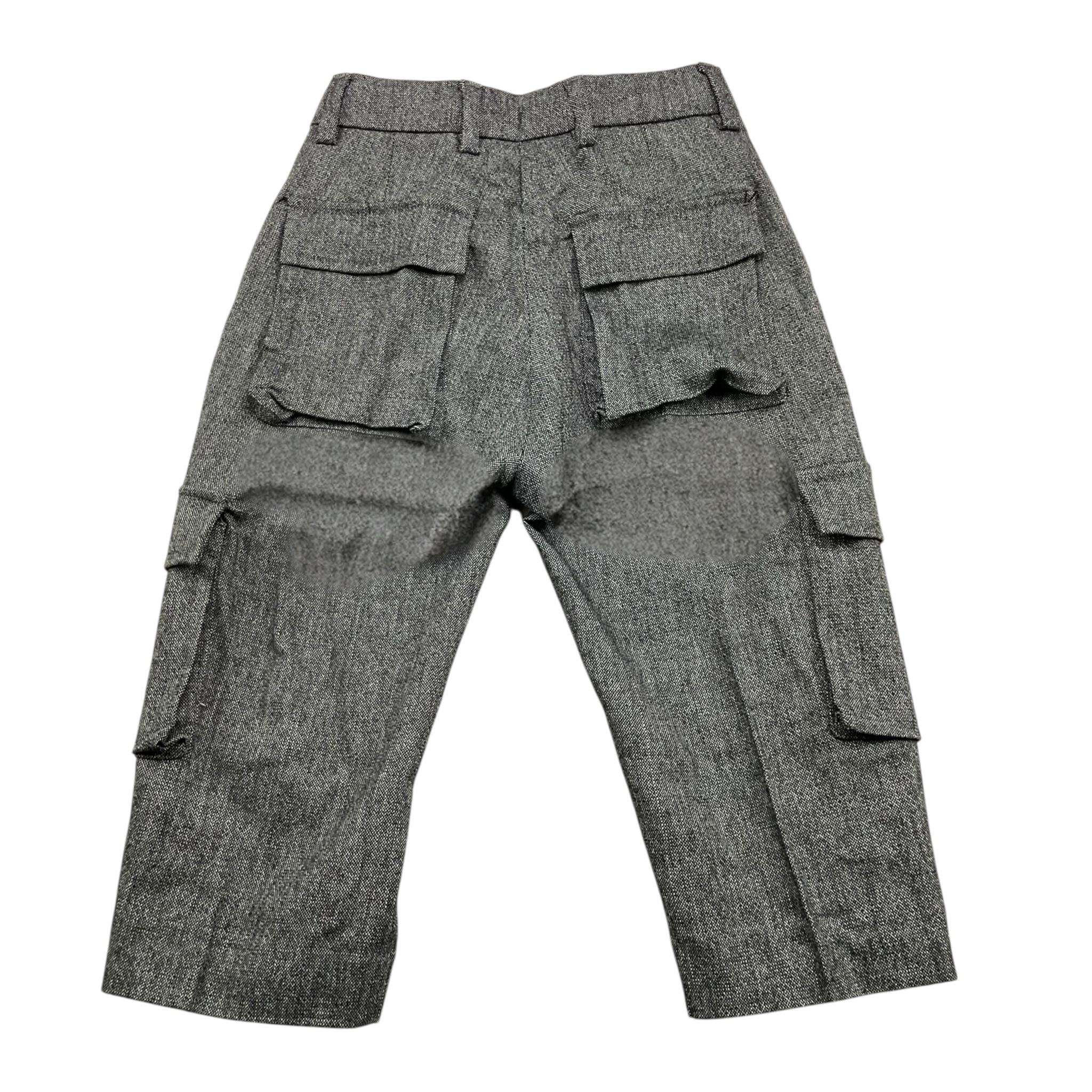 I'M BRIAN pantalone tinta unita con girovita regolabile Grigio per Bambino PA3075JX GRIGIO I'M BRIAN 