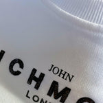 JOHN RICHMOND felpa tinta unita girocollo con stampa Bianco per Bambina RGA24053FEXXXJ BIANCO JOHN RICHMOND 