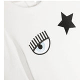 Chiara Ferragni Shirt Einfarbig Rundhalsausschnitt Mit Print Weiß Für Mädchen