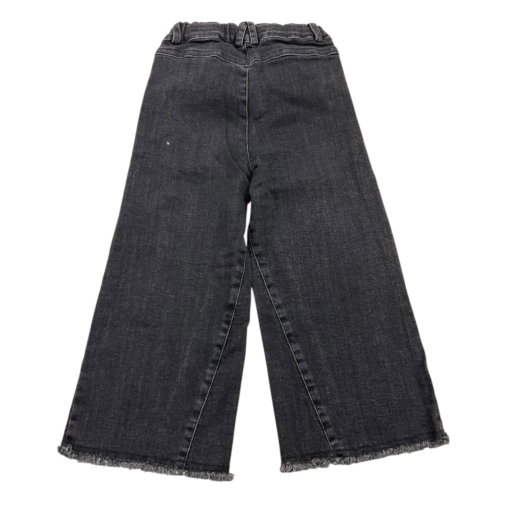 ZHOE & TOBIAH jeans tinta unita modello a palazzo con girovita regolabile Nero per Bambina DDL1XX NERO ZHOE & TOBIAH 
