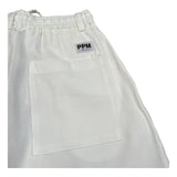 Paolo Pecora Bermuda Tinta Unita con Elstico In Vita per Bambino PP43033 BIANCO PAOLO PECORA 