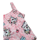 Mousse Costume Intero Tinta Unita con Stampa per Bambina COSTUNI ROSA MOUSSE 