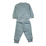 TRUSSARDI completo 2 pezzi felpa-pantalone tinta unita Azzurro per Neonato TIA25001 AZZURRO TRUSSARDI 