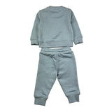 TRUSSARDI completo 2 pezzi felpa-pantalone tinta unita Azzurro per Neonato TIA25001 AZZURRO TRUSSARDI 