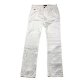 Emporio Armani – Schlichte Hose mit verstellbarer Taille in Weiß für Jungen