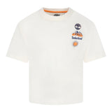 Timberland T-Shirt Girocollo Tinta Unita con Stampa per Bambino T60434 PANNA TIMBERLAND 