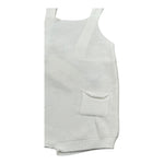 Wedoble Salopette Tinta Unita con Taschino per Neonato V24033035B BIANCO WEDOBLE 