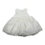 Mini Banda Abito Cerimonia Giromanica Tinta Unita per Neonata 35732 BIANCO MINI BANDA 