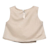 Abel & Lula Camicia Giromanica Tinta Unita per Bambina 5149 ORO ABEL & LULA 