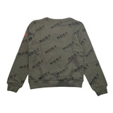 Most Los Angeles Crewneck Sweatshirt Einfarbiges Logo Grün Für Jungen