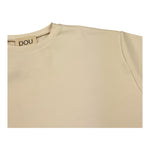 Dou Dou T-Shirt Girocollo Tinta Unita per Bambina DW8P61 PANNA DOU DOU 