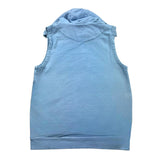 Nupkeet Einfarbiger ärmelloser Hoodie Blau für Jungen