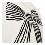 Simonetta T-Shirt Girocollo Tinta Unita con Stampa per Bambina SW8A01 BIANCO SIMONETTA 