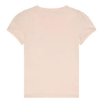 Guess T-Shirt Girocollo Tinta Unita con Logo per Bambina K5RI07K6YW4 ROSA GUESS 